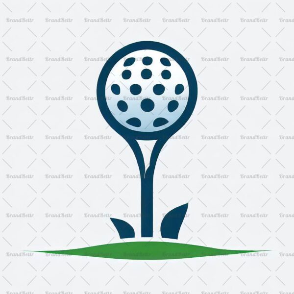 Golftee und Ball